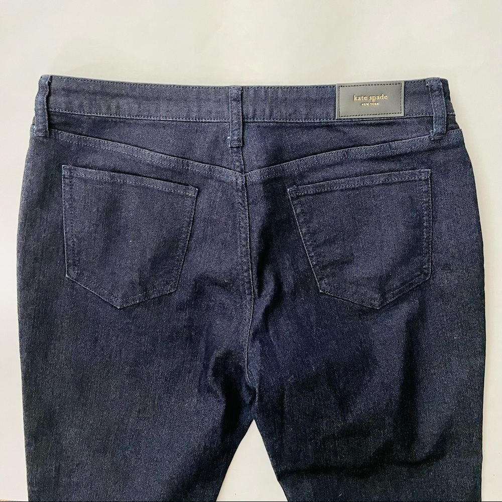 Kate Spade Brooke Street Skinny Jeans Dark Wash Denim 30 - Picture 6 of 8
